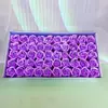 Flor de sabão perfumada rosa de simulação de três camadas cabeça de flor grande buquê material com base flor de água flor de sabão fabricante atacadista entrega direta