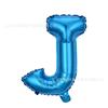 Globo con letras pequeñas de 16 pulgadas, negro, fino, dorado rosa, para decoración de bodas, letras mayúsculas AZ, globo de película de aluminio, venta al por mayor