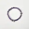 Pulsera de Joyería Transfronteriza con Cruz de Citrino Cristalino Amatista Natural 7A Diseño Original 2025
