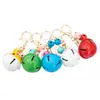 Chaveiro de sino bicolor, fecho lagosta, disponível em vários tamanhos, um acessório versátil para bolsas, sino grande, atacado, perfeito como um pequeno presente para feriados