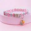 Gato Colorido Encaje Flor Collar Perro Accesorios de Alta Gama Collar Perro Pequeño Collar con Cascabel Ajustable Venta al por Mayor