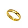 Anillo abierto ajustable liso color oro arena para pareja anillo anillo anillo para enviar anillo de hombre novia suministro de bajo costo en vivo