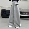 Pantalones Casuales de Pierna Ancha para Niñas 2026 Nuevo Estilo Pantalones Largos Rectos Sueltos para Niñas Grandes Moda Infantil de Primavera y Otoño Pantalones de Chándal