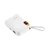 Artículos de Regalo al por Mayor: Cargador Portátil de Carga Súper Rápida de 66W, Portátil con Cable Integrado, Fuente de Alimentación Móvil de 10000mAh, Carga Rápida Ultra Delgada
