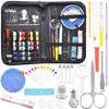 Venta al por mayor del fabricante Kit de costura y reparación portátil Set Juego de costura a mano Caja de costura de 71 piezas Set Combinado de Herramientas de Costura y Reparación