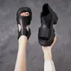 Sandalias Romanas de Mujer Estilo Nuevo Primavera/Verano 2026 con Velcro Retro, Plataforma Gruesa y Características para Aumentar la Altura para Comercio Transfronterizo