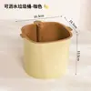 Papelera de Escritorio con Drenaje para Recolección de Desechos de Té de Oficina con Tapa, Tipo Mini Desmontable