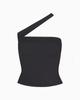 Top sexy sin mangas con cuello umbilical para mujer, estilo "Pure Wish", estilo viento, plano, con cuello bies, venta al por mayor