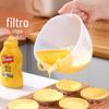 Ovo Líquido Filtrante Copo com Balança Ovo Líquido Plástico Ovo Bater Copo Ovo Assar Ovo com Filtro Cozinha Arroz Lavagem Bowl Copo