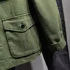 Heavy Washed Multi-Pocket Trendy Brand Casual Crock Jacket Masculino Solto Primavera e Outono Top Jaqueta Japonesa Roupa Masculina