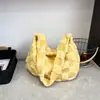 Bolso de Mujer de Gran Capacidad a Cuadros Contrastantes Moderno Elegante 2025 Holgado Casual de Axila Diagonal al Hombro Felpa Bolso Tote Grande