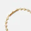 Pulseira de Trevo Full Zircônia Transfronteiriça Europeia e Americana com Design de Nicho de Alto Padrão, Corrente Tennis, Colar Unissex Atacado