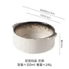 Tazón de sopa de cerámica con dos asas Tazón pequeño para hornear en horno Tazón para ensalada casero Tazón para postre Tazón tipo nido de pájaro Tazón para guisos