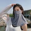 Protetor solar de nylon de canto dos olhos atualizado para mulheres anti-UV Máscara de protetor solar fina para o verão
