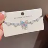 Pulseira Colorida de Borboleta Sonhadora Doce e Versátil Estilo Novo de Verão para Mulheres, Colar com Design Elegante e Simples Atacado