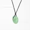 Colgante de Piedra Pulida de Cristal Natural de la Fábrica de Origen, Piedra Bruta Pulida y Perforada, Collar Unisex de Moda al por Mayor