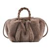 2021 outono e inverno novo mao mao mao mulher bolsa nuvem macia moda tecido flor bolsa cordão ombro diagonal bolsa