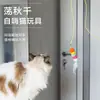 Juguete para gatos para autoentretenimiento y alivio del aburrimiento, columpio colgante, palo teaser de plumas elástico para colgar en la puerta con cascabel y ratoncito, accesorios para gatos