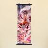 Dibujo animado one piece Luffy puño de fuego ace personaje póster pintura colgante dormitorio habitación pintura decorativa exposición de cómics pintura colgante caliente
