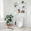 Estante de Inodoro Personalizado Transfronterizo Estante de Almacenamiento para Baño Estante de Baño para Inodoro de Pie Desmontaje y Montaje Estante de Almacenamiento para Lavadora