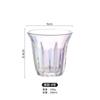Estilo ins Estilo Americano Taza para Café Helado Latte Rayas Verticales Retro Clásico Blanco Australiano Taza Retro Simple Café Sucio