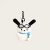 Pingente de Bolsa de Filhote Fofo Pingente de Mochila Boneca Boneca de Pelúcia Chaveiro Pingente de Filhote Presente Criativo
