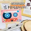 Tarjeta de felicitación grabable retro con chip de cinta, gramófono, caja de música de audio recargable, tarjeta de regalo para amigos