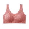 Sutiã de calcinha para mãe, meia-idade e idosos, sem costura, fivela frontal, colete, tamanho grande, sutiã sem fio de meia-idade para mulheres