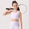 Colete esportivo de ioga de secagem rápida para meninas Treinamento de dança de alta elasticidade para a pele Roupas de ginástica para crianças