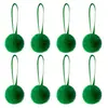 Decoraciones de Peluche Navideñas Nuevas Transfronterizas Adornos de Bola de Felpa para Hacer Tú Mismo Decoraciones para Árbol de Navidad Bolas de Pelo de Conejo Rex Imitación