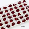 Cristais Dongzhou 12*8mm Pedras Strass com Ponta de Gota, Acessórios Populares para Nail Art, Strass Personalizado de Fábrica