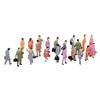Reino do Caranguejo Mini Figuras Coloridas DIY Mesa de Areia Arquitetônica Materiais para Modelo Mini Figuras Mesa de Areia Modelo de Imóveis Cor