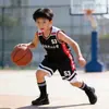 Conjunto de Uniforme de Baloncesto Infantil, Uniformes de Equipo de Baloncesto de Secado Rápido Personalizados para Estudiantes de Primaria, Niños y Niñas