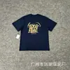 Camisetas de Manga Curta Estampadas Estilo Americano Série ALD para Homens e Mulheres, Corte Solto, Gola Redonda, Camiseta de Verão, Comércio Exterior Transfronteiriço