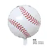 Globo para Evento Deportivo de Amazon 45x45cm 18 Pulgadas Globo de Béisbol Forma de Guante de Béisbol Globo de Película de Aluminio