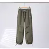 Pantalones de senderismo luminosos de carcasa dura con forro polar, a prueba de viento, impermeables, corte recto ajustado, que alargan las piernas 10530