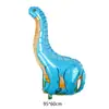 Dinossauro Grande Tiranossauro Raptor Ceratossauro Braquiossauro Triceratóps Brontossauro Balão Tema Festa Dinossauro Balão de Filme de Alumínio