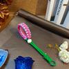 Cordón de muñeca corto hecho a mano de Internet Celebrous, innovador cordón antipérdida de colores mixtos para teléfono móvil, llavero, cámara, tarjeta