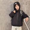 [Liquidação] Moletom com Capuz e Gola Alta Aimo Beibei Forrado com Fleece para Meninos e Meninas, Jaqueta Espessa para Crianças Maiores, Moderno