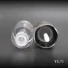 Tubo de brillo labial transparente de 2,5 ml personalizado, tubo vacío de plástico, tubo redondo de aceite labial, tubo de esmalte labial, material de embalaje.