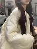 Jaqueta Acolchoada de Algodão Estilo Coreano para Mulheres, Casaco de Algodão com Enchimento para o Inverno, Modelagem Solta, Jaqueta Curta Emagrecedora, Espessada e Quente A9090