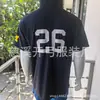 Moletom com Capuz de Manga Curta em Poliéster-Algodão Americano para Verão para Homens e Mulheres, Estilo Solto Fino, Blusa com Capuz Casual de Manga Meia para Exportação