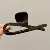 Pinza para el pelo versátil estilo coreano dopamina pinza de tiburón japonesa y coreana accesorio para el pelo pinza grande de alta gama para la parte posterior de la cabeza