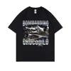Camiseta Graciosa de Cerebro Podrido Aliexpress Italia Transfronterizo Brr Brr Patapim Tralalero t
