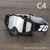 Gafas de moto todoterreno con recubrimiento de colores, visor para casco, directo de fábrica, admite logotipo personalizado