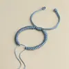 Corda de Mão com Nó de Diamante Casual Corda Trançada Linha B Pulseira Semi-acabada para Homens e Mulheres Corda Vermelha Contas Usáveis Ouro Duro e Prata
