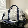 Bolsa de viaje multifuncional portátil, bolsa deportiva de nailon para llevar en la mano o al hombro, separación de seco y húmedo, ligera y duradera, bolsa de equipaje para distancias cortas
