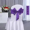 Funda Elástica Floral para Silla sin Atar con Lazo, Universal Engrosada para Hotel Banquete Boda