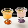 Copo de Cristal Flutuante Transparente Retro de Luxo Leve Copo de Vidro Alto Estilo Europeu para Uso Doméstico Copo de Alto Valor Copo de Suco