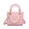 Bolsa de Gelatina Pérola de PVC da Barbie, Bolsa de Festa Fashion e Versátil, Resistente a Manchas e Fácil de Lavar, Bolsa Transversal Feminina de Verão